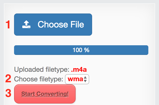 How to convert M4A files online to WMA